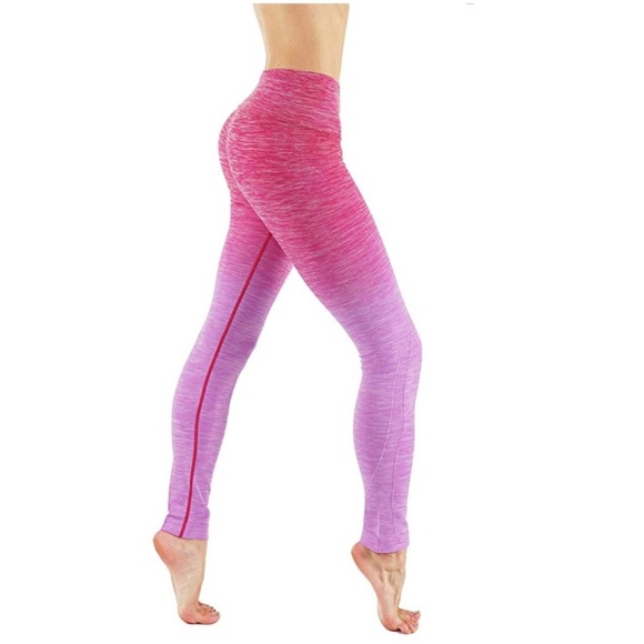 Seamless High Waist Yoga Dry-Fit LEGGINGS 7001/06 - Picture 2 of 4